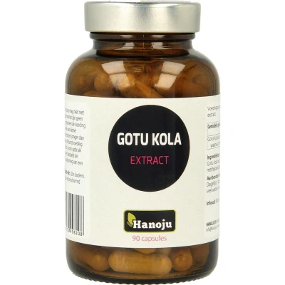 Afbeelding van Hanoju Gotu cola extract 400 mg 90 capsules