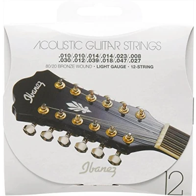Afbeelding van Ibanez IACS12C 80/20 Bronze Wound Light 12 String gitaarsnaren