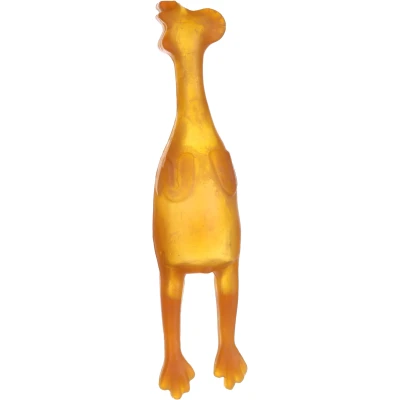 Afbeelding van 100% Natuurlijk Rubber Hondenspeelgoed Plezier voor je trouwe viervoeter! Bruin / Kip I 27 cm x 6,30 5,30
