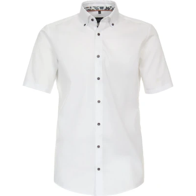 Afbeelding van Venti Kurzarm Modern FIT Overhemd, Heren, Maat: 43, Weiß