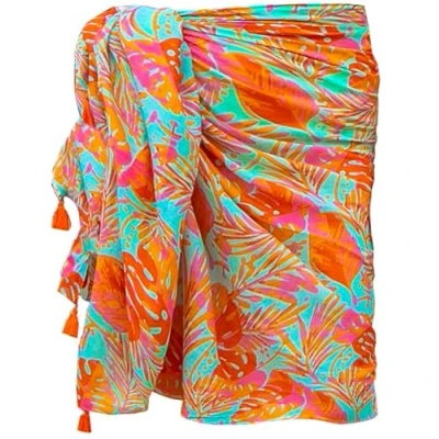 Afbeelding van Strandpareo Mandala Sarong Bikini Badpak Cover Up Strandjurk Wrap