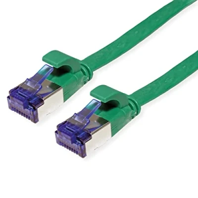 Afbeelding van VALUE FTP patchkabel, Cat.6A (Class EA), extra plat, groen, 3 m