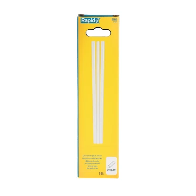 Afbeelding van Rapid P4A Lijmpatronen Universeel Transparant Ø12 x 190 mm 16 Stuks 5001589