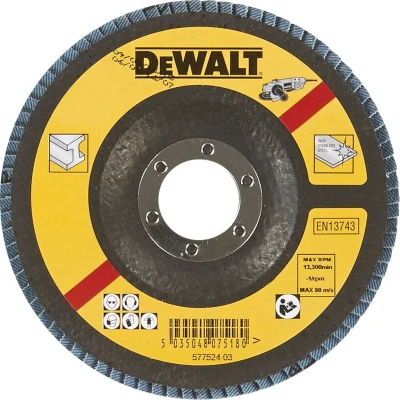 Afbeelding van DeWalt Accessoires Lamellen schuurschijf, Ø115mm, K36 DT3292 QZ 10 stuks