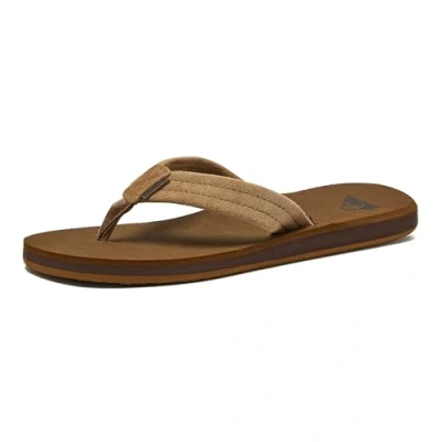 Afbeelding van Quiksilver Carver Nubuck M, Teenslippers voor heren, Multi kleuren Tan Solid, 41.5 EU