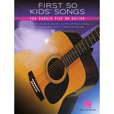 Afbeelding van First 50 Kids&#039; Songs You Should Play on Guitar