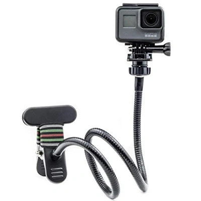 Afbeelding van Digicharge® Flexibele Zwanenhals Klemarm Klem Houder voor GoPro Hero 8 7 6 Hero8 Akaso Crosstour Campark Fitfort Garmin VIRB Apeman Camkong Victure Kitvision Apexcam Actie Camera 72 cm (28 &#039;&#039;) Lengte