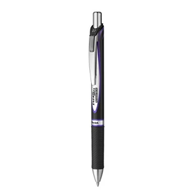 Afbeelding van Pentel BLP77 VX Energel Document met drukmechanisme, waterdichte, lichtechte inkt. Onuitwisbaar volgens ISO 27668 2, 1 stuks, violet