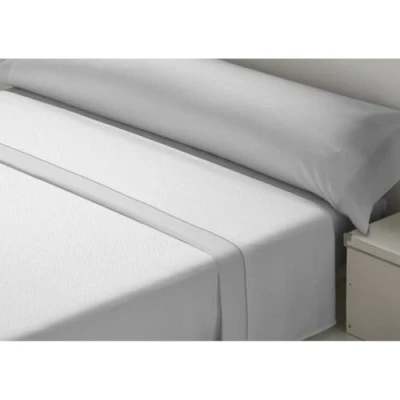 Afbeelding van Set beddengoed D&#039;Or JAZMIN Grijs Bed van 135 Franela