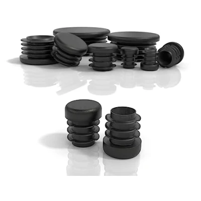 Afbeelding van PD® Lamellenpluggen rond 16mm voor ronde buis Eindkappen van PE kunststof Buispluggen het afdekken stalen buis, roestvaststalen aluminium &amp; profiel 20 st.