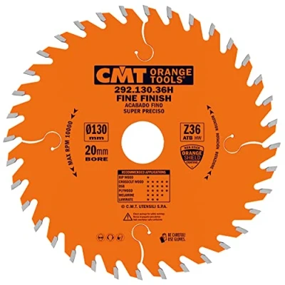 Afbeelding van CMT Orange Tools 292.130.36h cirkelzaagblad voor het snijden van Precision 130 x 2,4 20 Z 36 ATB