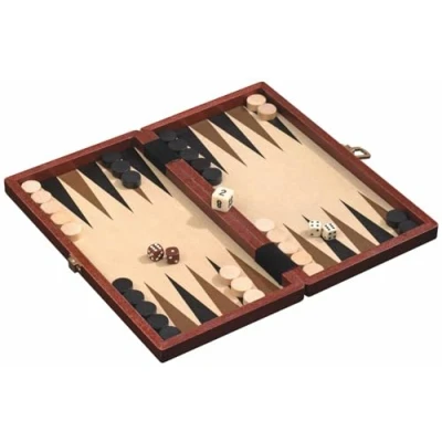 Afbeelding van Backgammon kist Bruin