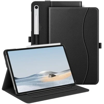 Afbeelding van FINTIE beschermhoes voor Samsung Galaxy Tab S9 FE 10,9 inch/Tab 11 inch 2023 Multi angle met tas Auto Wakker / Slaap, zwart