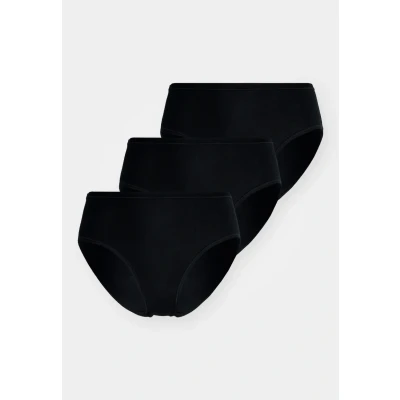 Afbeelding van Sloggi 3P GO Daily Cotton Midi Briefs Zwart katoen Small Dames
