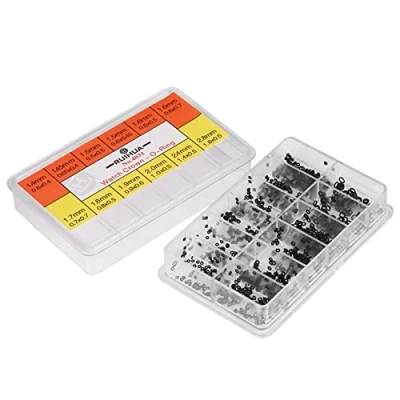 Afbeelding van Faucet O ring Kit, 12 Maten Tiny horloge kroon assortiment zwart Rubber Afdichtingsring set horloges pakkingen met doos Automotive Repair
