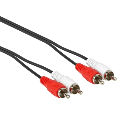 Afbeelding van Tulp kabel Analoog 15 meter Zwart Allteq