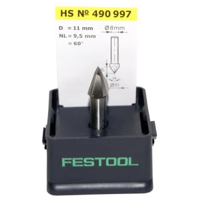 Afbeelding van Festool Accessoires HS S8 D11/9,5/60 V groeffrees 490997
