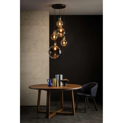 Afbeelding van Lucide JULIUS Hanglamp 5xE27 Fumé