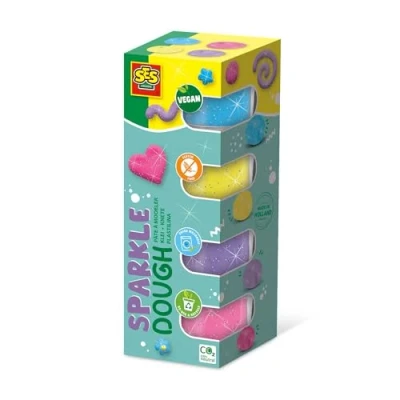 Afbeelding van SES Feel Good Klei Sparkle, 4x90gr