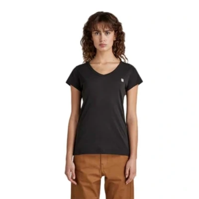 Afbeelding van G Star Eyben SLIM Tshirt basic, Dames, Maat: XXS, Dk black