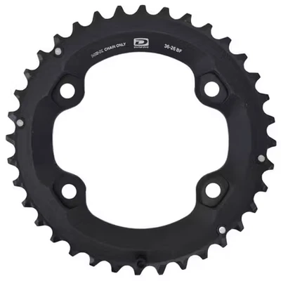 Afbeelding van Shimano Kettingblad 105 Fc mt500 36t ms 10s 96 Mm Zwart