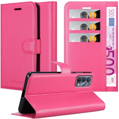 Afbeelding van Cadorabo Hoesje geschikt voor Realme GT Master in KERSEN ROZE Beschermhoes met magnetische sluiting, standfunctie en kaartvakje Book Case Cover Etui