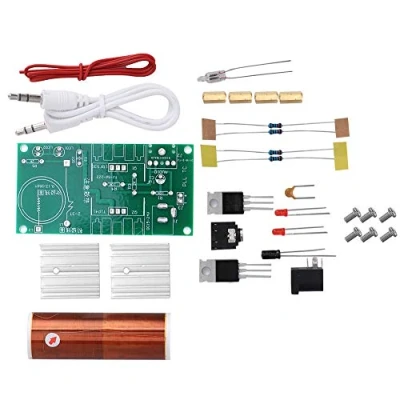 Afbeelding van Tesla Coil Module Mini Coils Elektrische Plasma Speaker Ongemonteerde DIY Elektronische Kit Tool 15W DC 15 24V 2A Board