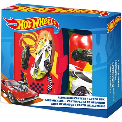 Afbeelding van Hot Wheels Lunchbox en Drinkbeker set Auto&#039;s 8435507870498