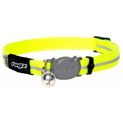 Afbeelding van Rogz beltz AlleyCat Halsband Small Dayglo yellow