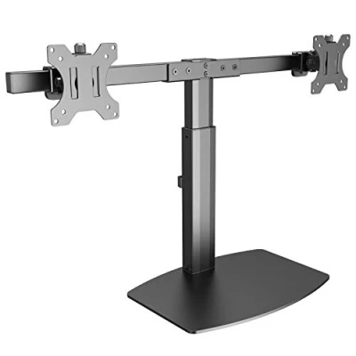 Afbeelding van RICOO Monitorhouder tafel gasveer voor 17 34 inch, VESA tafelhouder, monitorarm TS4111, monitorhouder, 2 monitoren, arm, beeldschermhouder, armen computermonitoren