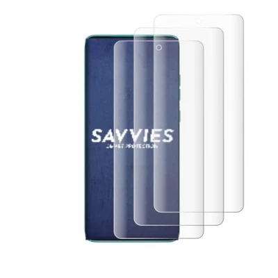 Afbeelding van Savvies Screenprotector voor Motorola Edge 60 Fusion Folie Beschermfolie transparant volledig dekking (4 Stuks)