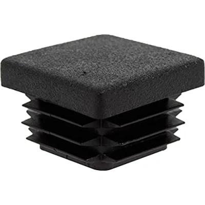 Afbeelding van Alberts 859022 Einddop voor vierkante buizen kunststof, zwart breedte 25 mm set van 4