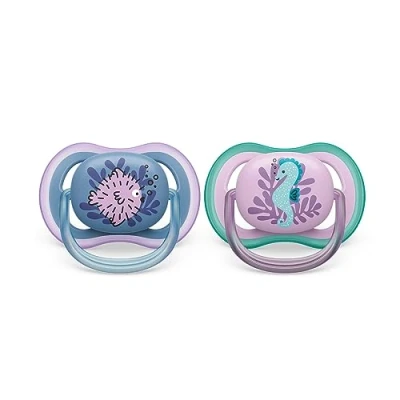 Afbeelding van Philips AVENT Ultra Air fopspeen 6 18M 2 stuks SCF085/61