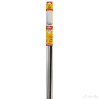 Afbeelding van Deltafix dorpelstrip met borstel zelfklevend wit kunststof 1.10m x 40 mm 20