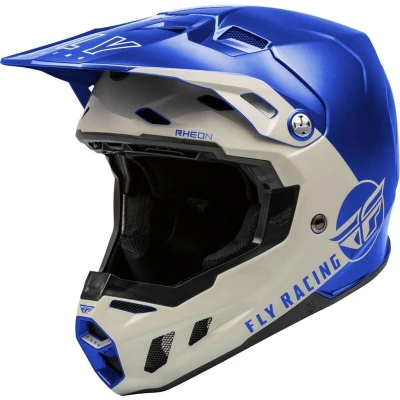 Afbeelding van Fly Racing 2024 Formula CC Centrum Crosshelm Metallic Blauw / Grijs maat XL