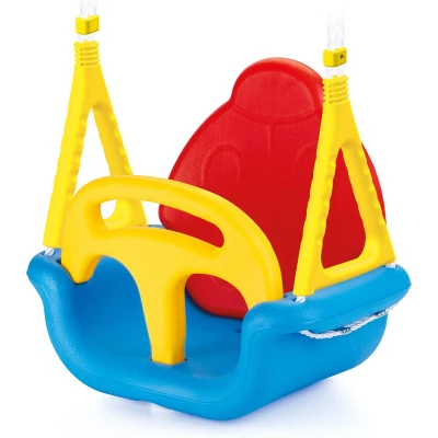 Afbeelding van Dolu Jumbo 3 in 1 Meegroeischommel blauw/geel/rood