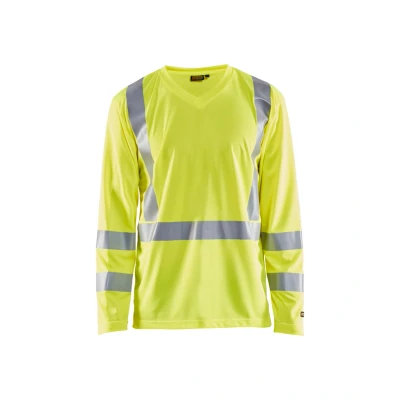 Afbeelding van Blaklader UV T shirt lange mouw High Vis 3383 1011 Geel