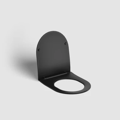 Afbeelding van Toiletzitting Clou Quickrelease En Softclose Mat Zwart