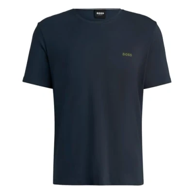 Afbeelding van BOSS MIX Match Pyjamashirt, Heren, Maat: Medium, Dark blue