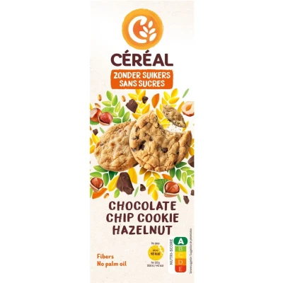 Afbeelding van Céréal Chocolate Chip Cookie Hazelnoot 130 gr