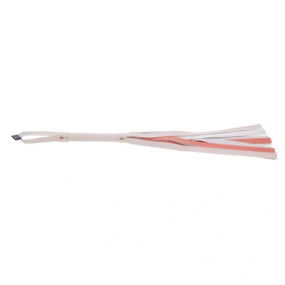Afbeelding van Sportsheets S&amp;M Peaches ‘n CreaMe Stripe Flogger Cream &amp; Orange