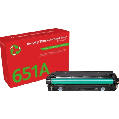 Afbeelding van Xerox Toner vervangt HP 651A/ 650A/ 307A (CE340A/CE270A/CE740A) Compatibel Zwart 13500 bladzijden Everyday 006R04147