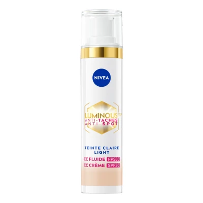 Afbeelding van 3x Nivea Luminous630 CC Cream SPF 30 Light 40 ml