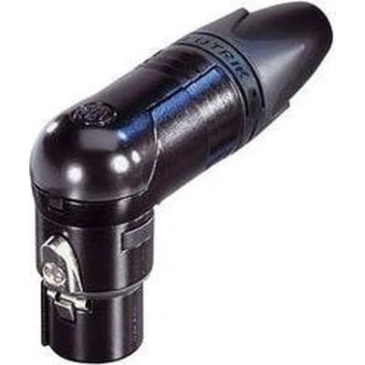 Afbeelding van Neutrik NC6FRX B XLR connector Bus, haaks Aantal polen: 6 Zwart 1 stuk(s)