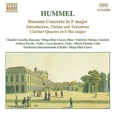 Afbeelding van Orchestra Internazionale D&#039;Italia Hummel: Bassoon Concerto/Introduction, Th (CD)