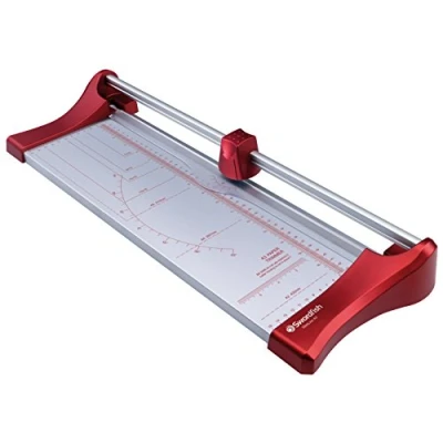Afbeelding van Sworfish 40263 snijmachine Slimline, A4, voor 10 vellen, blauw A3 rood