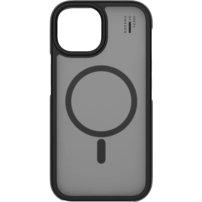 Afbeelding van Apple iPhone 15 MagSafe Hoesje Gerecycled kunststof iDeal of Sweden Hardcase/Backcover Zwart Telefoonhoesje Shockproof/Valbescherming