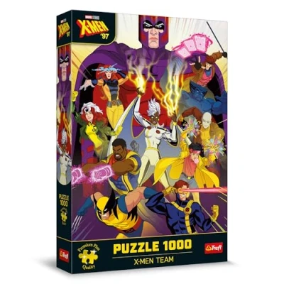 Afbeelding van Trefl Premium Plus Quality Puzzle Marvel: X Men Team 1000 stukjes, reeks puzzels met je favoriete helden, perfect passende voor volwassenen en kinderen vanaf 12 jaar