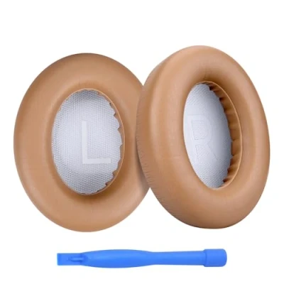 Afbeelding van Vervangende Oorkussens voor Bose NC700 / 700 Noise Cancelling Hoofdtelefoon van MMOBIEL Memory Foam en Protein PU Koptelefoon Isolation Earpads Khaki