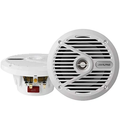 Afbeelding van Alpine Sps m601w 110w 6a1/2&quot; 2 weg Type s Marine Coaxiale Luidsprekers Wit